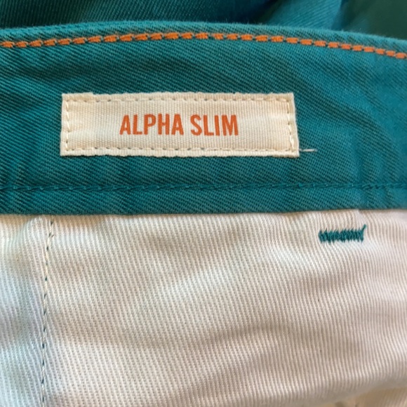 Dockers Alpha Slim Size 40 x 34 Slim Tapered Fit 100% Cotton Khaki Jeans New - Picture 7 of 14